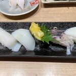 回転寿司 鮮 - イカ5貫