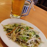 三忠食堂 - 野菜炒め。