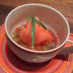 レストランよねむら - 桃のコンポート