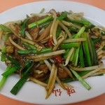 味仙 - ニラレバ＠2013年12月