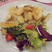 オステリア ガウダンテ 大阪駅前第4ビル店 - 穴子と季節野菜のフリットレモン風味　１５００円