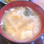 さくら本店 - (ﾗﾝﾁ)さくら定食 具だくさん味噌汁　2024.1.11