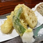 味咲屋 - 浮島産のレンコン天ぷら