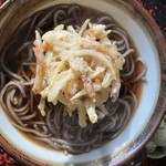 そば切 雨耕庵 - この店の全て好きだが、少し大味なかき揚げだけは好みではない。個人的には細くてカリッとが好き。