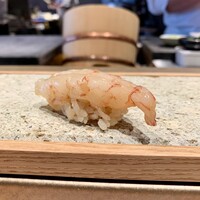 鮨トキドキ串 海老虎 - 海老の紹興酒漬け