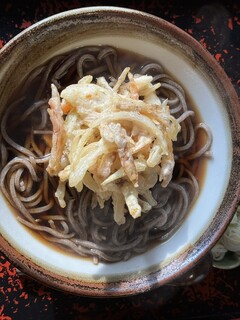 Soba Kiri Ukouan - この店の全て好きだが、少し大味なかき揚げだけは好みではない。個人的には細くてカリッとが好き。