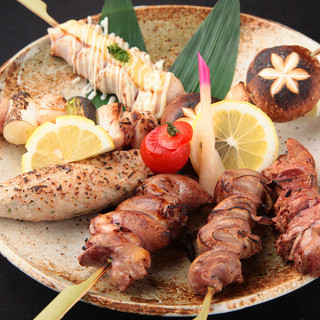 You can only eat it at our restaurant! Delicious and juicy Grilled skewer