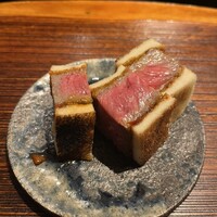 肉割烹 友百合 - ラムシンのカツサンド♡