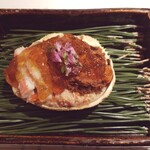汐見 - 本日のメインのお料理　◆香箱蟹(三杯酢のジュレ)