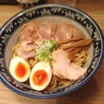 秋葉原つけ麺 油そば 楽 - 特製油そば