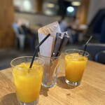 The Burger Stand N’s - マンゴージュース♡クーポンで、ソフトドリンク無料❣️