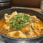 七賀瀬 - 白子と挽肉の麻婆豆腐
