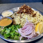 ジョニーのビリヤニ - マトンキーマビリヤニ