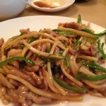中国料理 品川大飯店 - 豚肉とピーマンの細切り炒め