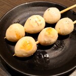 居酒屋 もぢょい有限会社 - うずら(塩)(1本)　153円