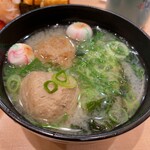 Sushi Choushi Maru Miyabi - つみれ汁　ﾌﾜｯﾌﾜのつみれ✨