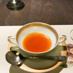 洋食 つばき - 自家製コンソメスープ