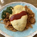 楓 - イタリアンとオムライスのセット　別方向から
