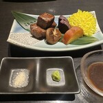 上野 京料理と個室和食 嵐山 - 近江牛ステーキ