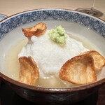 料理屋 稲家 - 【 クエのかぶら蒸し 】