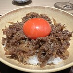 料理屋 稲家 - 【 牛しぐれご飯 】