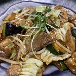 竹乃家 - お肉たっぷり、野菜炒め