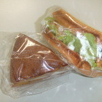 サンアントン ベーカリー - チキン竜田揚げサンドとシフォンケーキ