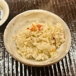 鎌倉 北じま - 2024.1.　イバラガニモドキの炊き込みご飯