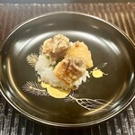 鎌倉 北じま - 2024.1.　蛸の天麩羅と神馬草