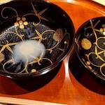 銀座 しのはら - 松竹梅のおめでたい椀