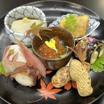 日本料理 新茶家 - 秋だなー これだけでも酒が何杯でも呑める。