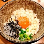 Yakiniku Takashima - 白トリュフの卵かけご飯