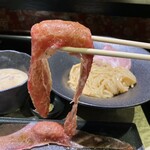 鶏Soba 座銀 - 肉寿司、にゅ〜〜ん！