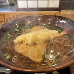 山商蕎麦店 - 甘あげと海老