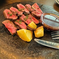 梅田 ワーフ - 牛ハラミステーキ