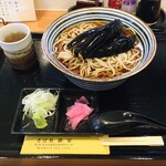 Sobadokoro Zenya - ■ 揚げなす冷やがけそば 1000円+大盛り200円