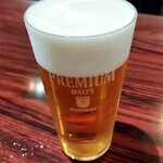 とんかつ六角箸 - プレモルの神泡