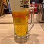 ゴーゴーカレー - 生ビール（５００円）