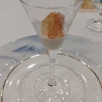 ザ・フジヤ - カリフラワーのムース 蟹サラダ添え