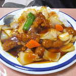 老広東 - 酢豚飯（２０１３年１２月）