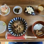 浅草じゅうろく - 修善寺鶏飯とせいろ蕎麦　1800円