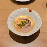 DepTH brianza - 無洗白子と椎茸、雲丹