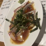 池田屋 - シマアジ胡麻醤油あえ