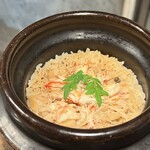 中津をにく - 蟹と帆立のご飯