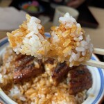 鰻はましん - タレはまぶしではなく後がけタイプ