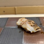 鮨綴 - 太刀魚の炙り