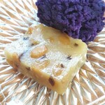 筑紫亭 - ●巻蒸 (けんちん) ●紫芋のきんとん