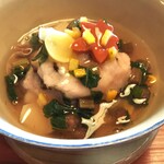 筑紫亭 - ●椀物 聖護院かぶ・鮑・百合根ほか