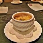 レストラン アヴァン - オニオングラタンスープ