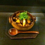 料理屋 壱 - スルメイカとキタアカリの肝バター焼き